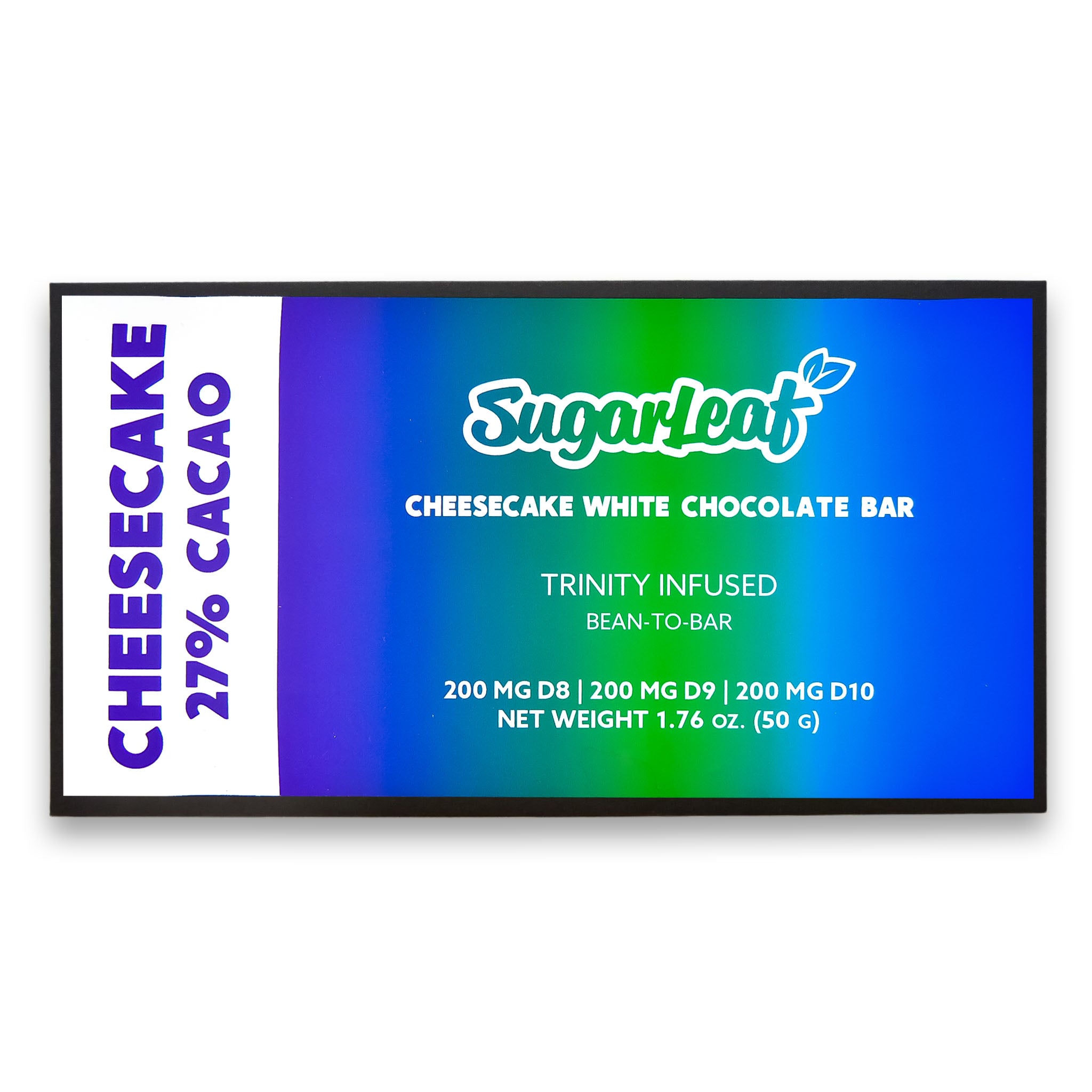 600mg Trinity Chocolate Bar Cheesecake Sugarleaf
