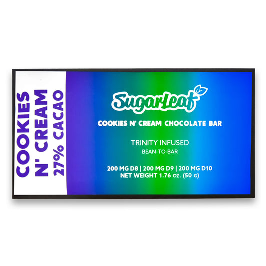 600mg Trinity Chocolate Bar | Cookies 'N' Cream