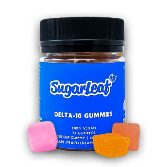 600mg Delta-10 Gummies | 24 ct | Orange Cream \ Peach Cream \ Strawberry Cream