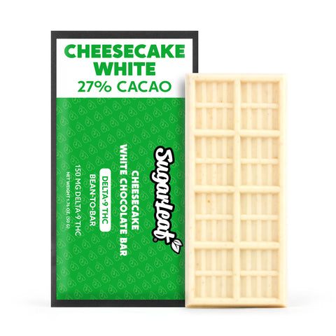 delta-9 thc chocolate bar cheesecake white chocolate