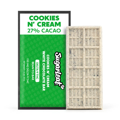 delta-9 thc chocolate bar cookies n cream