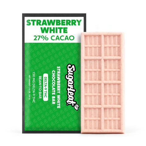 delta-9 thc chocolate bar strawberry white