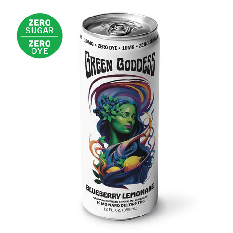 10 MG Nano Delta-9 THC Zero Sugar Beverage Blueberry Lemonade