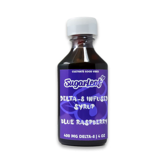 400mg Delta-8 Infused Syrup | Blue Raspberry