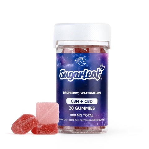 cbn cbd gummies 20 count raspberry watermelon