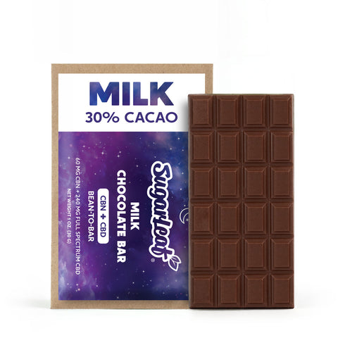 cbn cbd milk chocolate bar