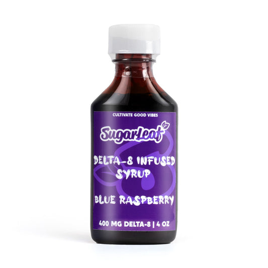 400mg Delta-8 Infused Syrup | Blue Raspberry