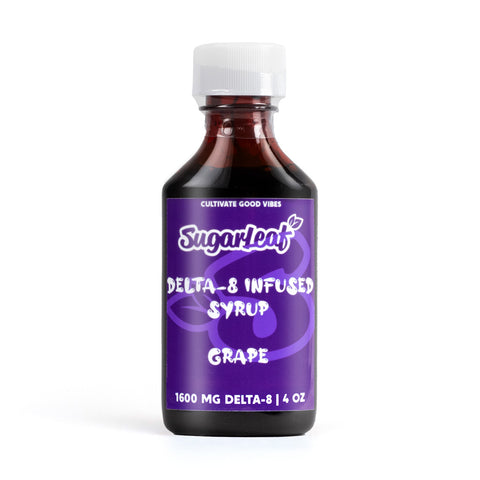 delta-8 infused syrup grape flavor