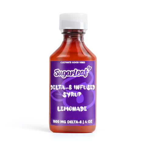 delta-8 infused syrup lemonade flavor