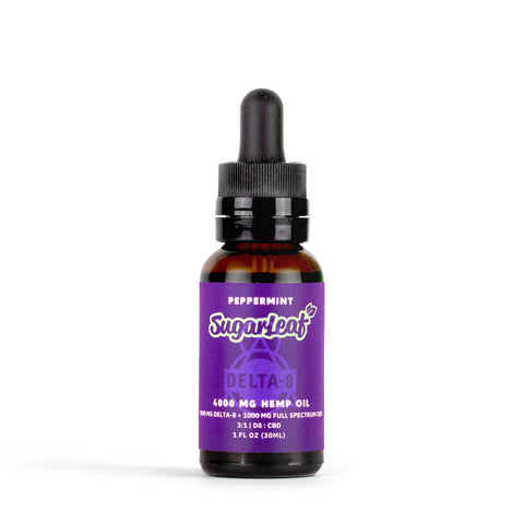 delta8 cbd tincture peppermint flavor