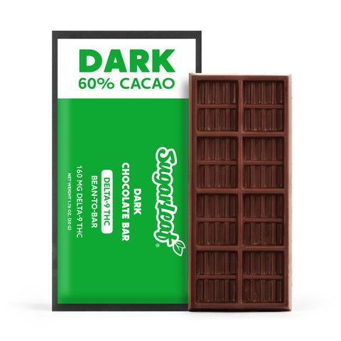 160 MG Delta-9 THC Chocolate Bar | Dark Chocolate