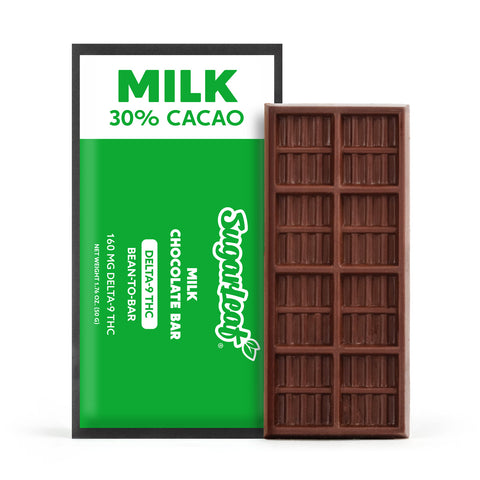 delta-9 thc chocolate bar milk chocolate