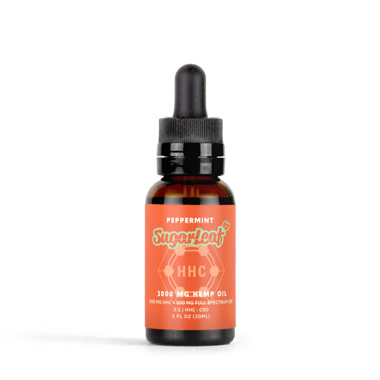 hhc cbd hemp oil tincture peppermint